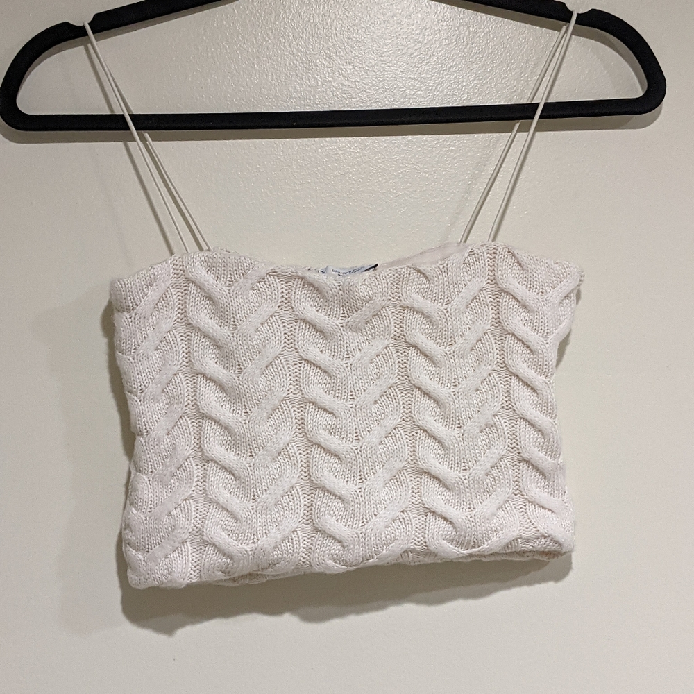 Zara Cable Knit Tank